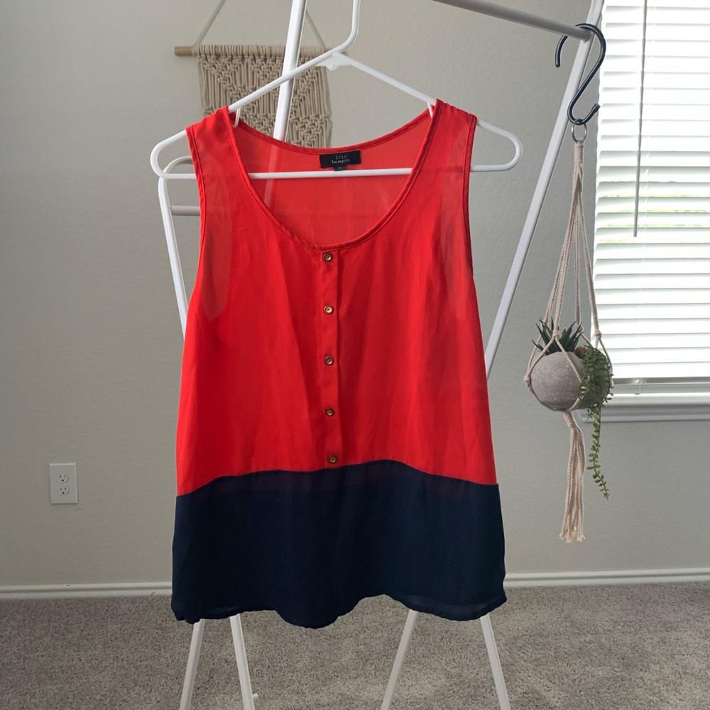 Iris Color Block Tank